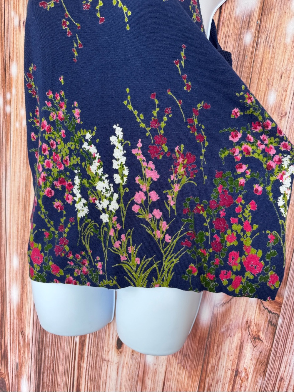 Daniel Rainn Rora Knit Floral Halter Sweater - Picture 6 of 9